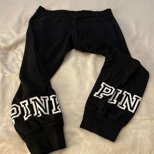 Pink sweats size large
